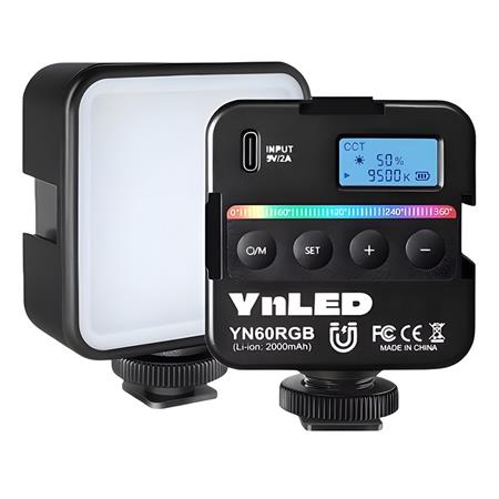 Yongnuo YN60-RGB 2500K-9500K Dahili Bataryalı Mobil LED Işık
