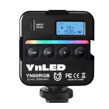 Yongnuo YN60-RGB 2500K-9500K Dahili Bataryalı Mobil LED Işık
