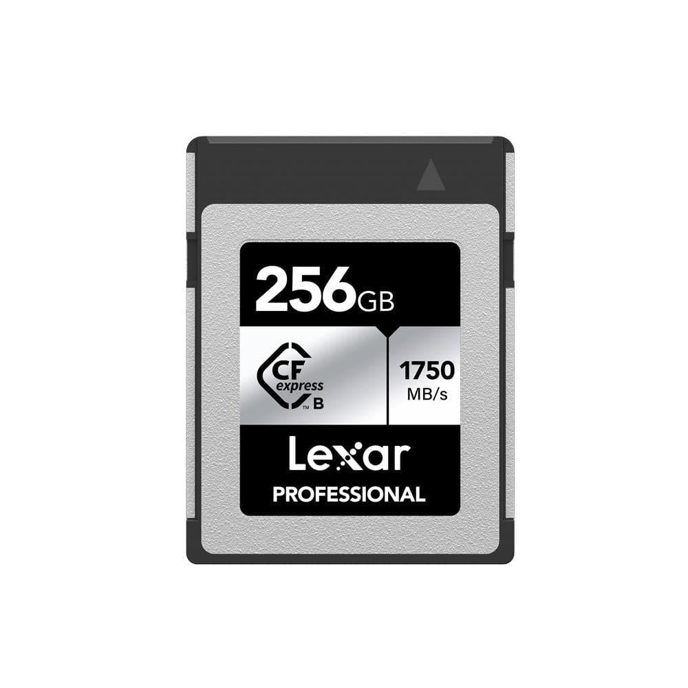256GB Lexar® Professional CFexpress™ Type B card Silver Serie, up to 1750MB/s read 1300MB/s write