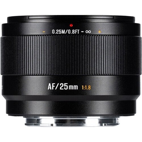 7Artisans AF 25mm F1.8 Fuji (FX Mount) APS-C Lens Siyah