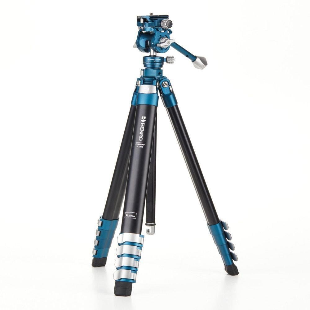 Benro CyanBird 2'si 1 arada Alüminyum Foto/Video Tripod Kiti