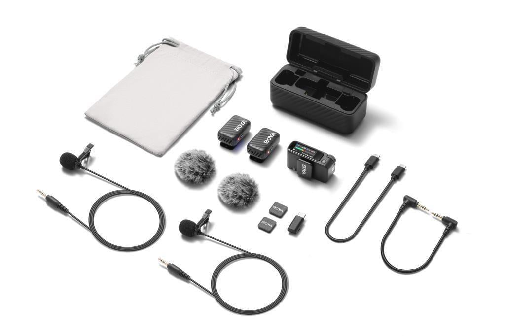 BOYA BOYAMIC 2 AI Creator Edition Çift Kişilik Kablosuz Yaka Mikrofonu