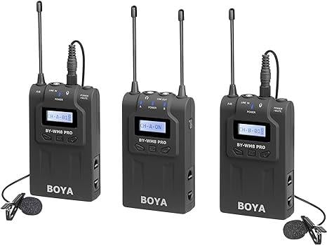 Boya BY-WM8 Pro Kit-2 Pro İkili Kablosuz Mikrofon