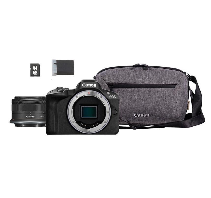 Canon EOS R50 RF-S 18-45mm + 55-210mm Lens Kit