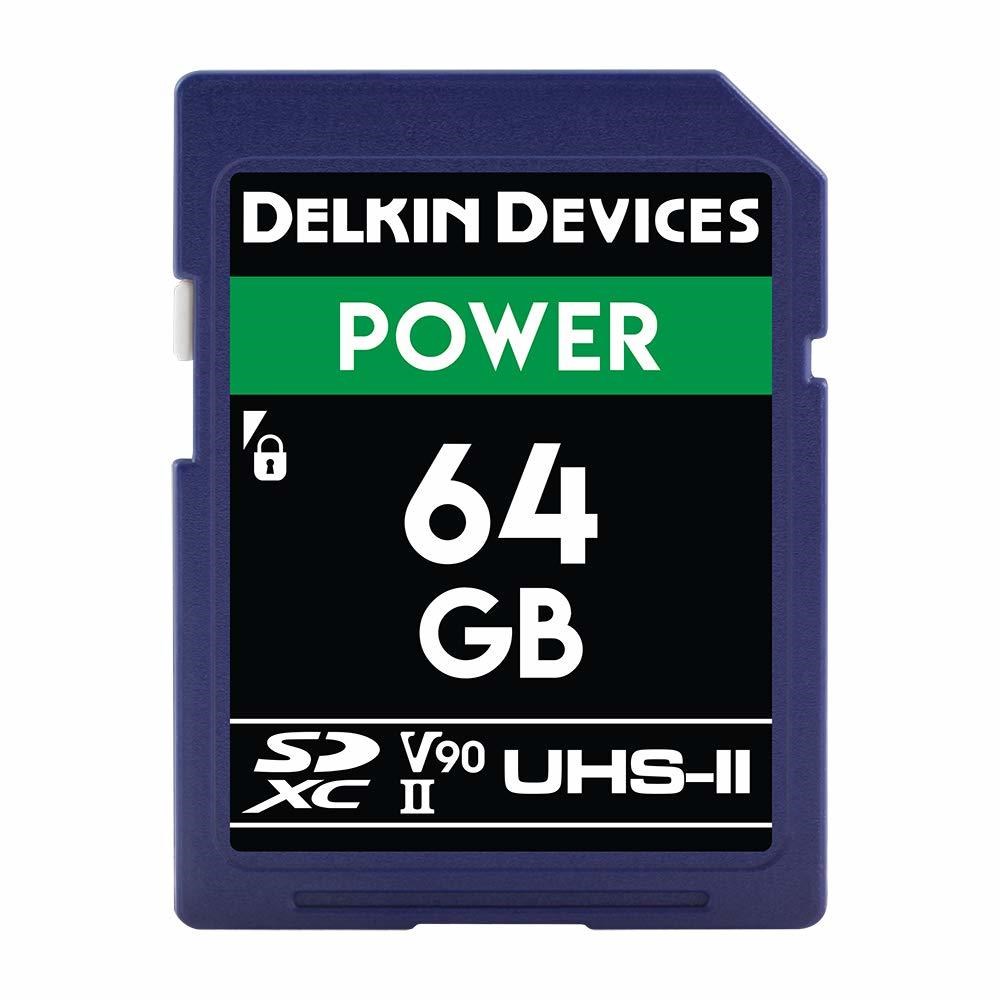 Delkin Devices 64GB Power SDXC UHS-II (U3/V90) Hafıza kartı