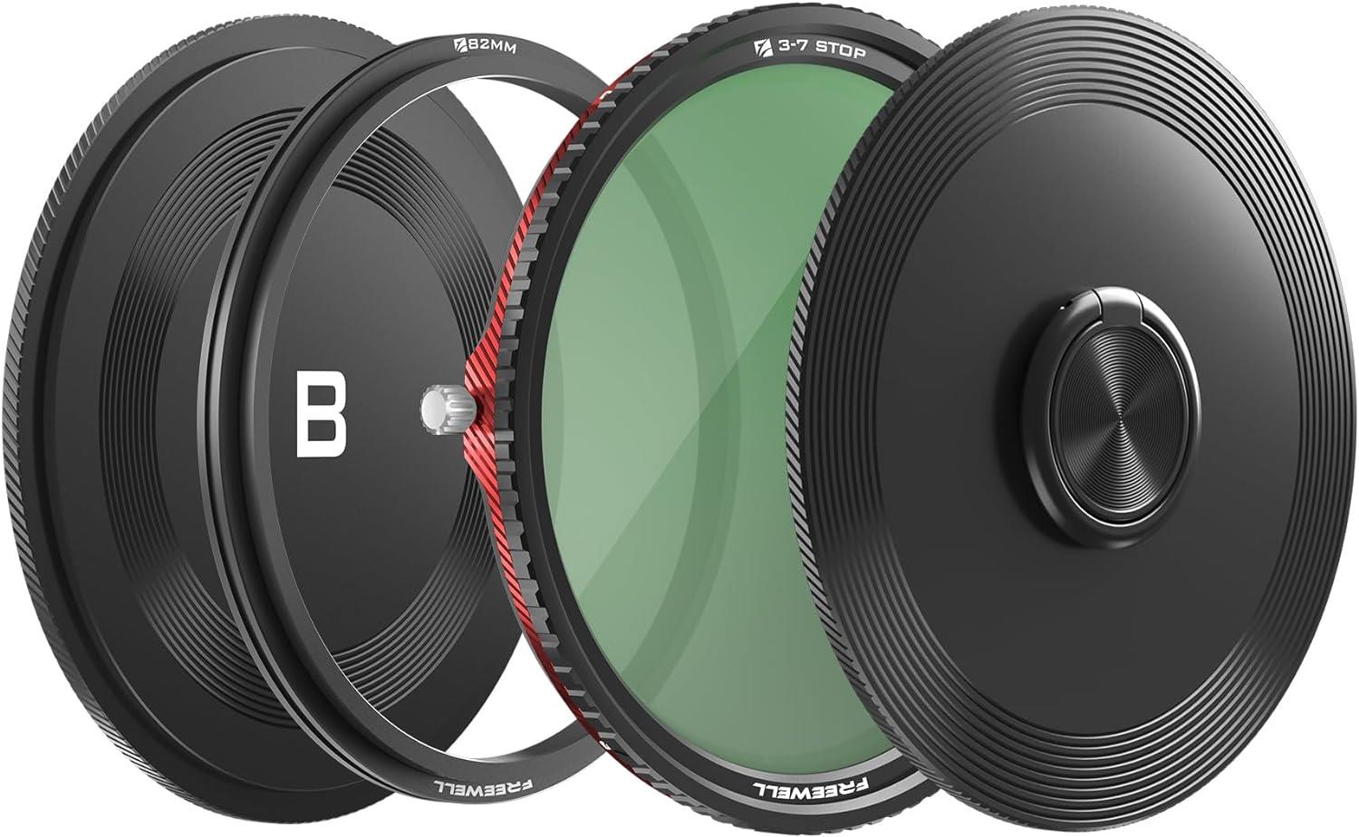 Freewell 82mm V2 Magnetic Hybrid VND/CPL 3-7 Stops Filter