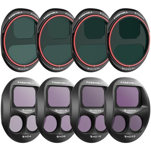 Freewell All-Day ND/PL Filter Set for DJI Mavic 4 Pro (8-Pack)