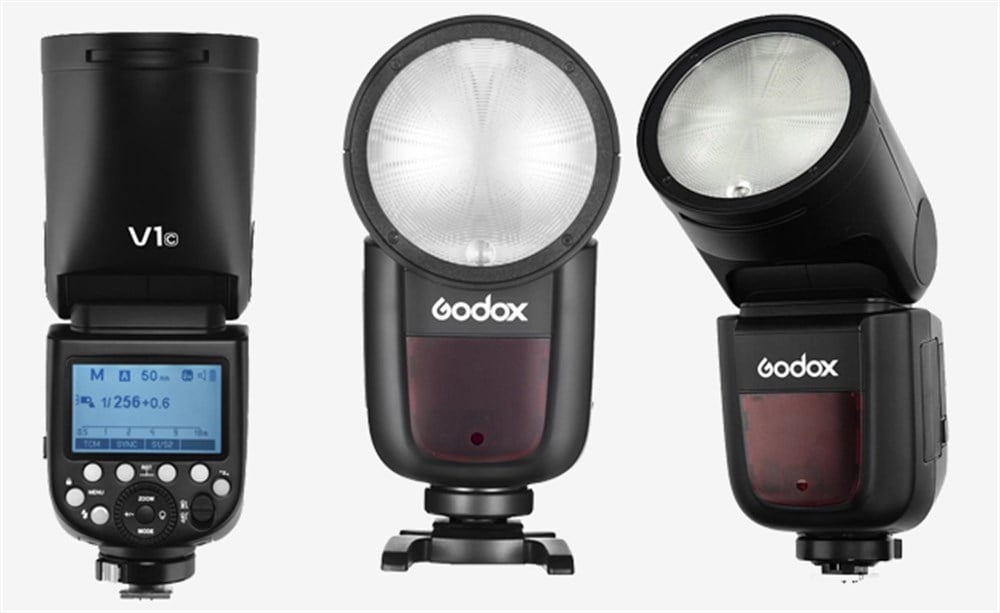 Godox V1 Canon Uyumlu Yuvarlak Kafa Flaş