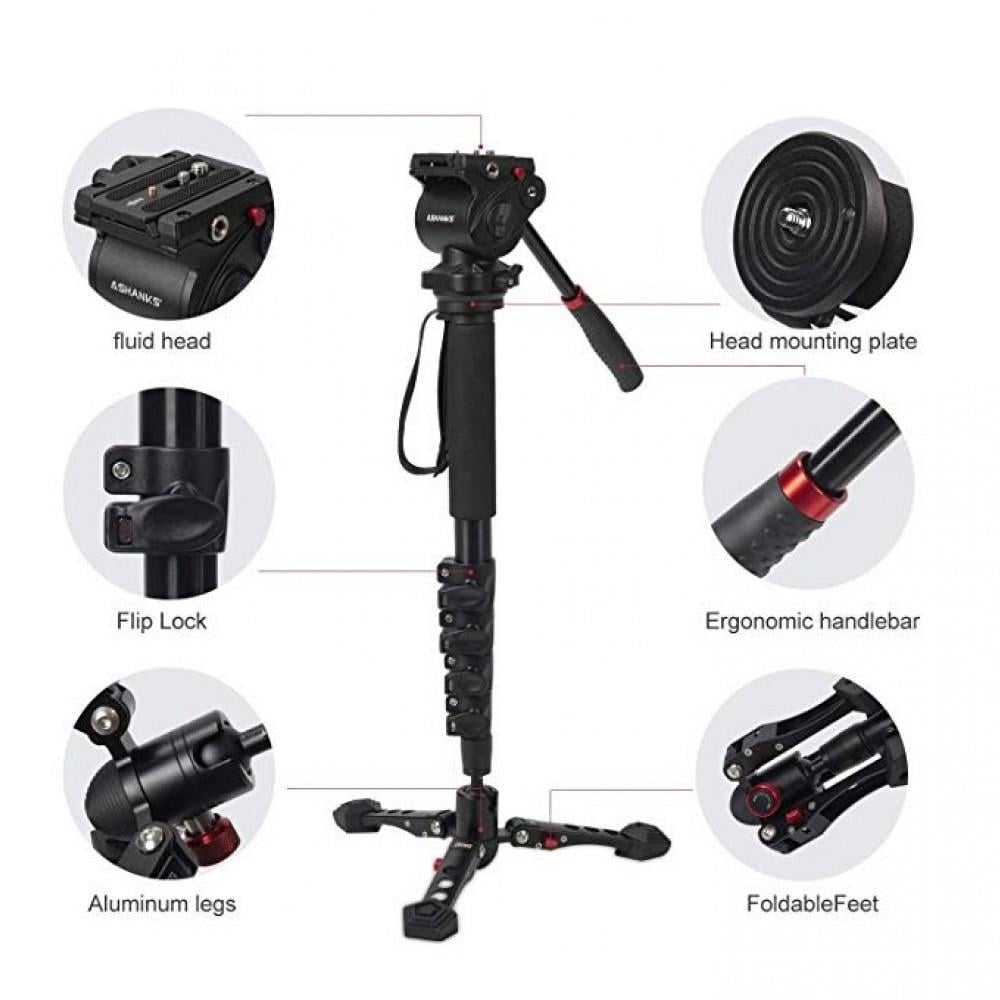 JİEYANG  JY0518B Video Mandallı Monopod