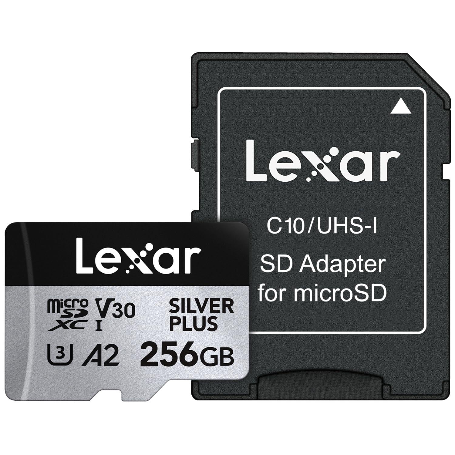 Lexar 256GB 205 MB/s Silver Plus microSD UHS-I V30 Hafıza Kartı