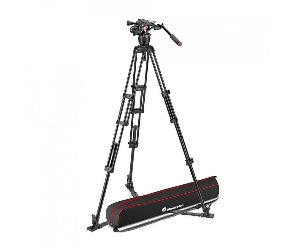 Manfrotto MVK608TWINGA Nitrotech 608 & Alu Twin GS Video Tripod Kit