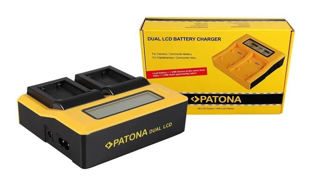 NP-FW50 Bataryalar İçin Dual LCD / USB Şarj Ünitesi 7580