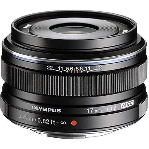 OLYMPUS LENS 17MM 1.8 BLACK M.ZUIKO DIGITAL