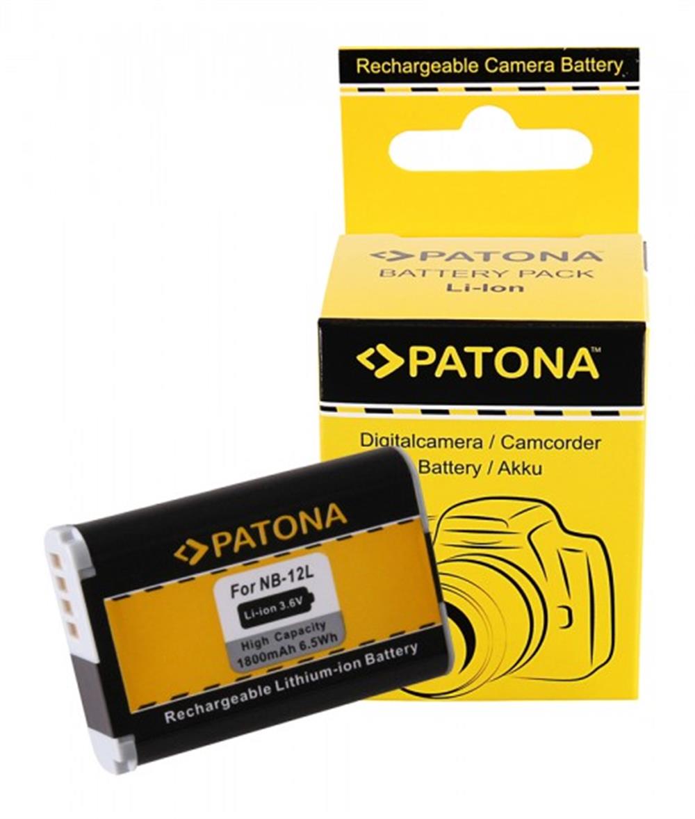 PATONA Battery for Canon NB-12L LEGRIA mini X VIXIA mini X PowerShot G1