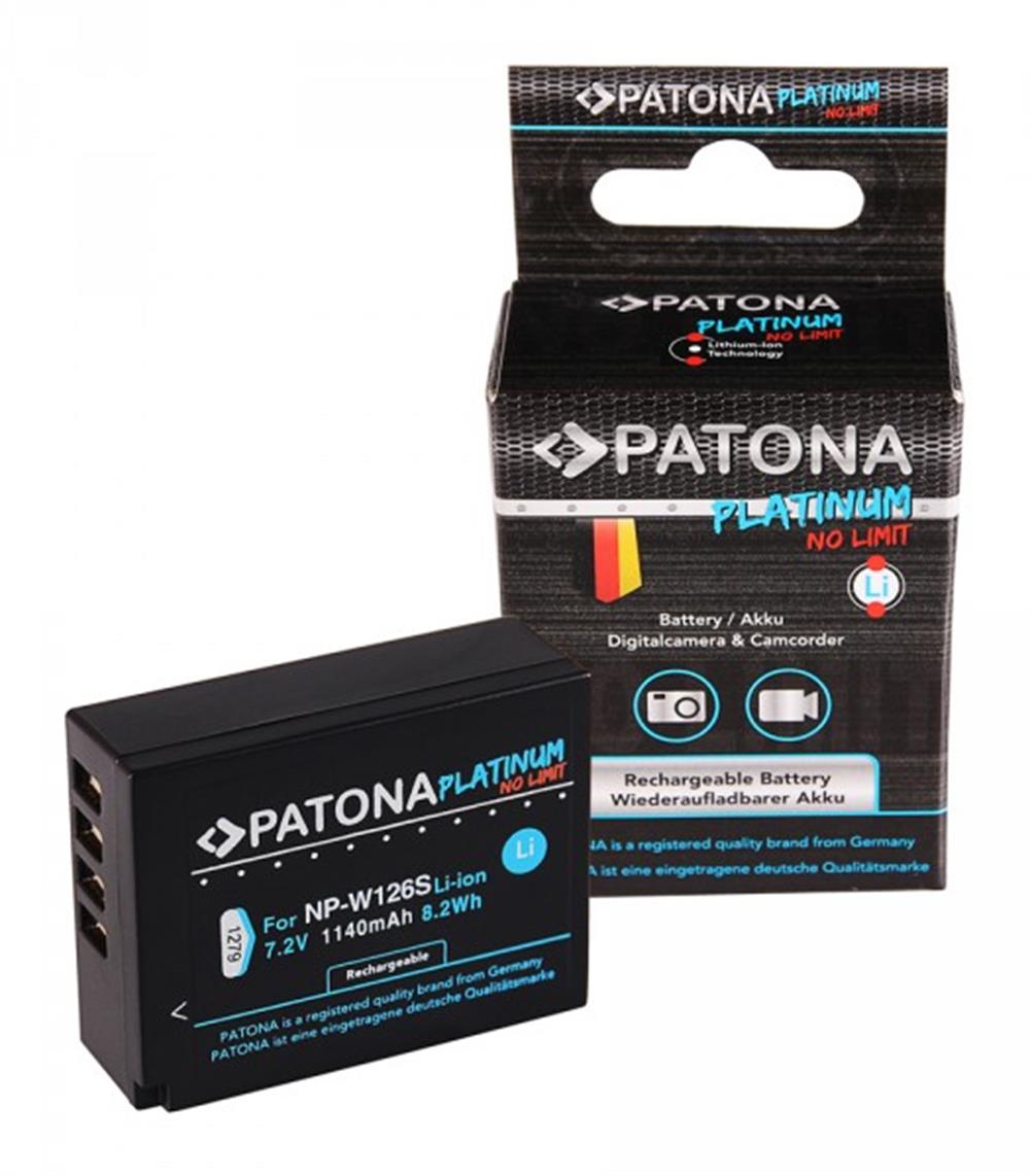 PATONA Premium Battery f. Fuji NP-W126 HS33 EXR Fujifilm FUJI Finepix -Pro 1 HS30 EXR Fuji X-T3, VPB-XT3