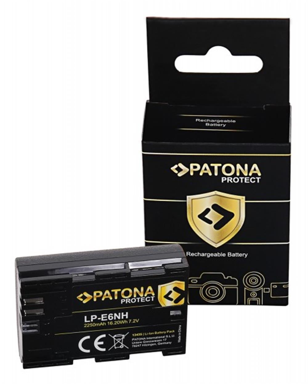 PATONA PROTECT Battery f. LP-E6NH Canon EOS R5 EOS R6 R6II