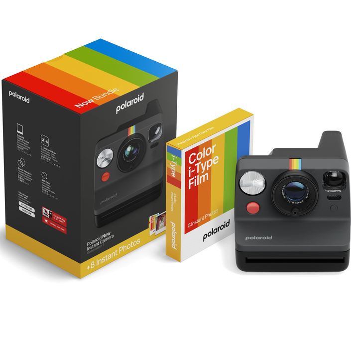 POLAROID NOW PLUS GEN 3 BLACK COLOR FILM BUNDLE