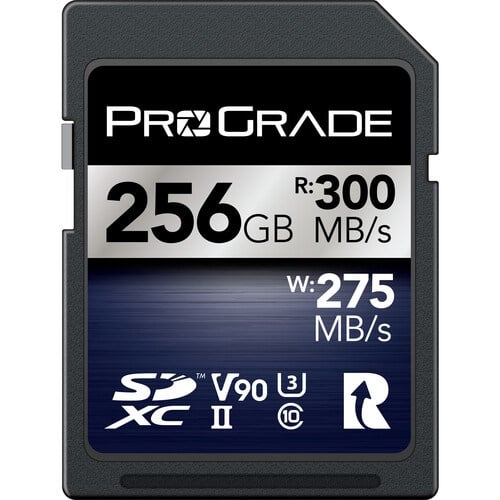 ProGrade Dijital 256GB UHS-II SDXC Hafıza Kartı 