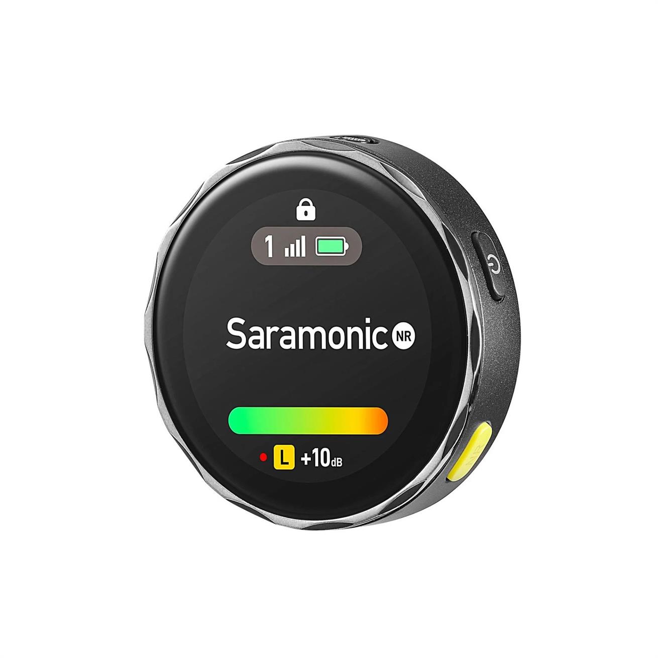 Saramonic BlinkMe B2 Dokunmatik Ekranlı ve Kayıtlı 2 Kişilik Klipsli Kablosuz Mikrofon Sistemi