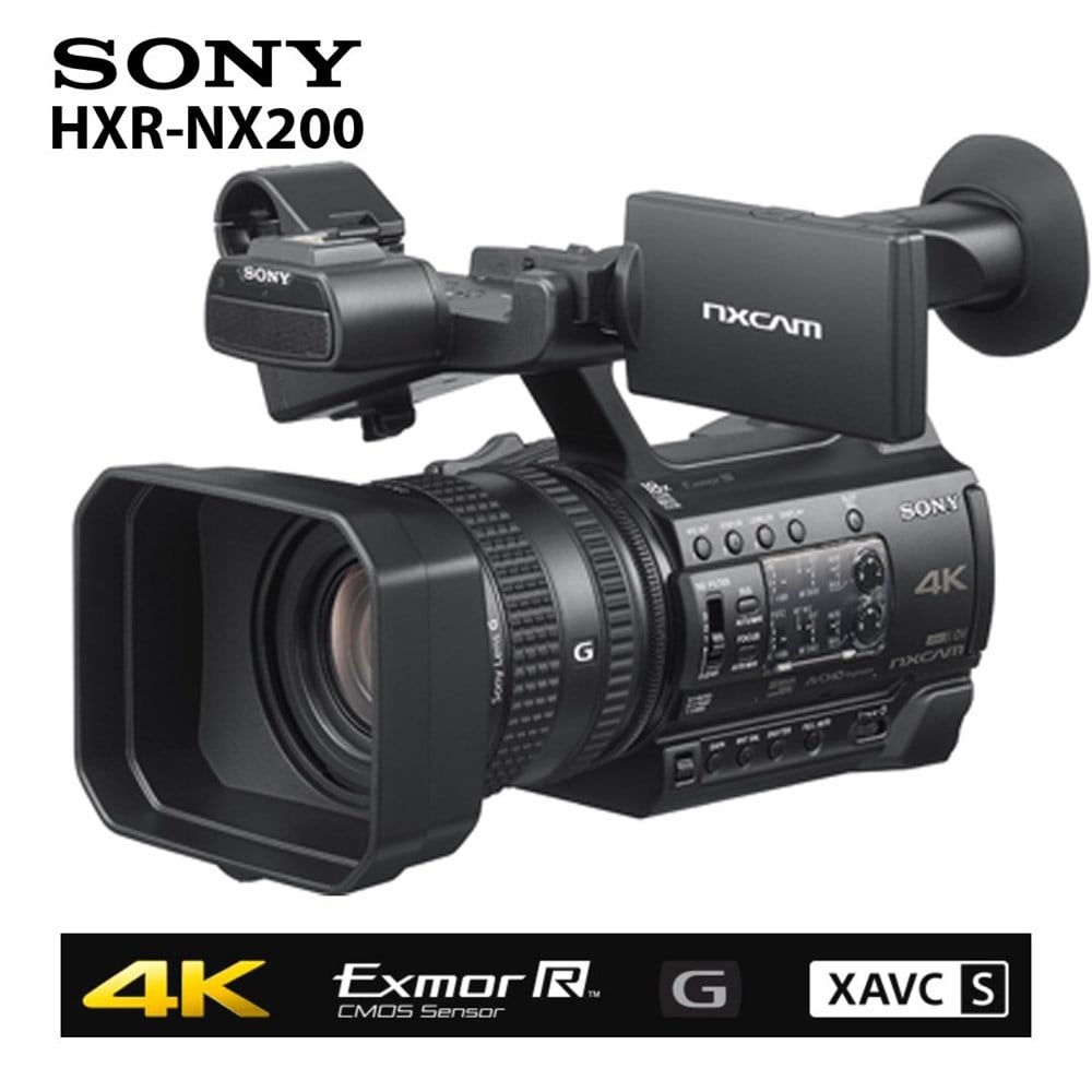 Sony HXR-NX200 4K Profesyonel Video Kamera