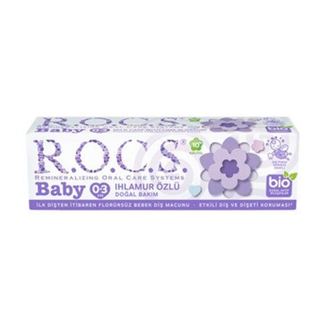 Rocs Baby Ihlamur Özlü Yutulabilir Diş Macunu 0-3 Yaş 35 ml