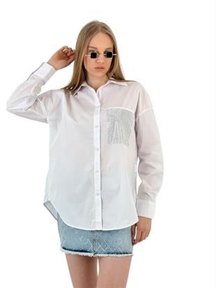 27317-4 GÖMLEK FULL TAŞ YAP.