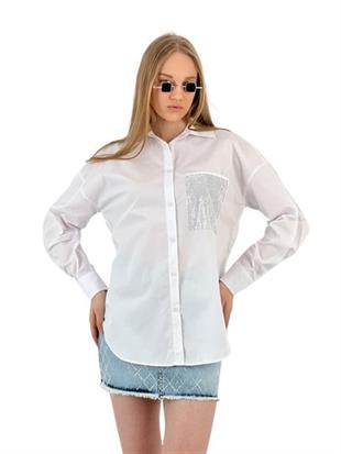 27317-4 GÖMLEK FULL TAŞ YAP.