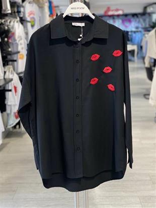 27389-2 DUDAK NAKIŞLI GÖMLEK