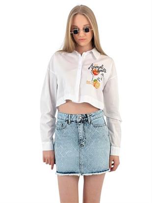 27408-1 GÖMLEK THE APEROL SPRITZ BASKILI