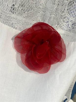 29752-1 Dantel Gömlek Çiçek Aksesuar