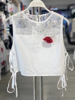 29752-1 Dantel Gömlek Çiçek Aksesuar