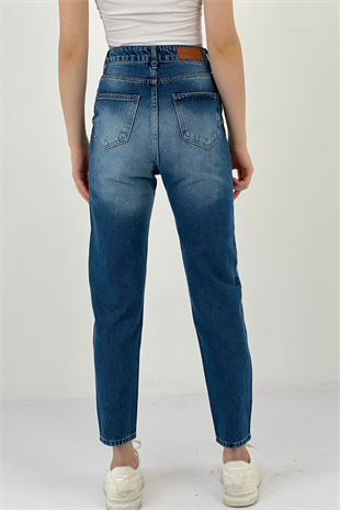 72738-1 MOM DENİM K.MAVİ/D.BLUE FULL TAŞ YAPIŞTIRMA