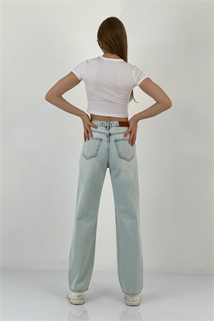 72793B LAZERLİ DENIM PANT BUZ DESEN 13
