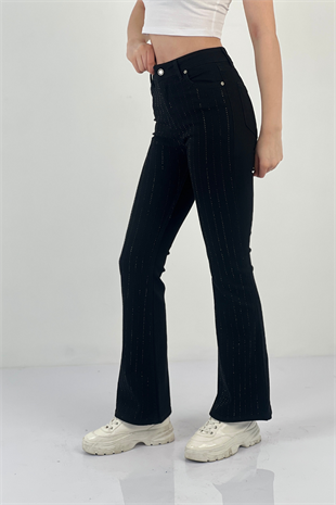72817T2 İSPANYOL LYCRA DENİM PANT. ÜÇ BOYUT TAŞ YAP.