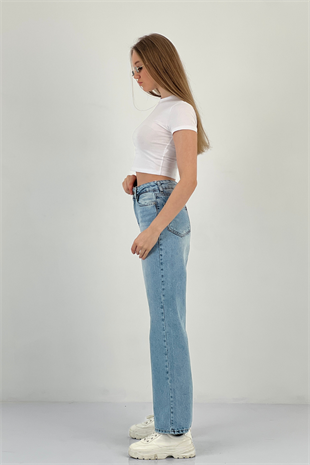 75450 WIDE LEG DENİM