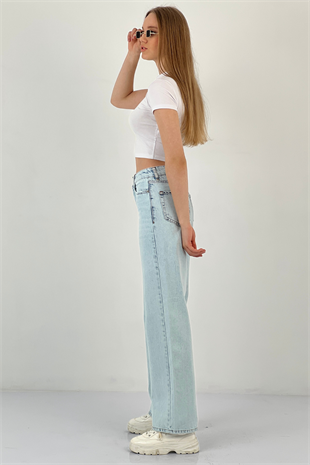 75452 WIDE LEG DENİM