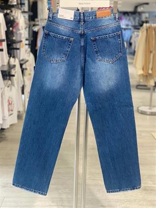 75453-6 Taşlı Fiyonk Aksesuarlı Jean