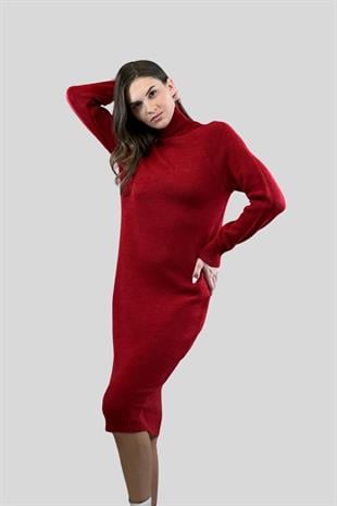 Balikçı Basic Uzun Kadin Triko Elbise