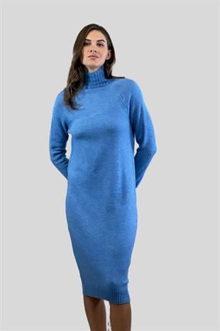 Balikçı Basic Uzun Kadin Triko Elbise