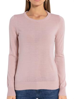 Kadın Uzun Bisiklet Yaka Basic Kışlık Sarı Triko Kazak