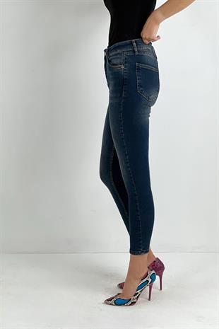 Kadın Yıkamalı Skinny Jean - Tint