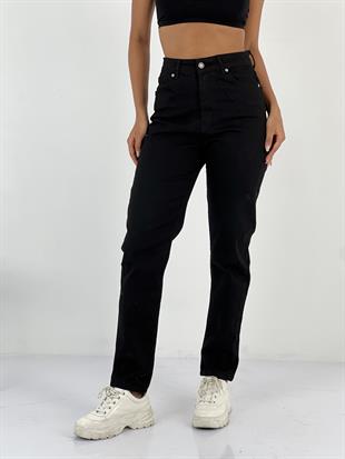 Kadın Yüksek Bel Mom Jean Pantolon