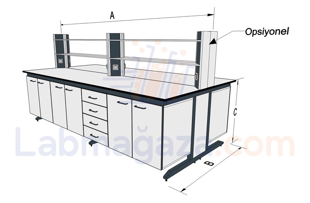 NetaTech C Frame Laboratuvar Orta Tezgahı (C-KCM)