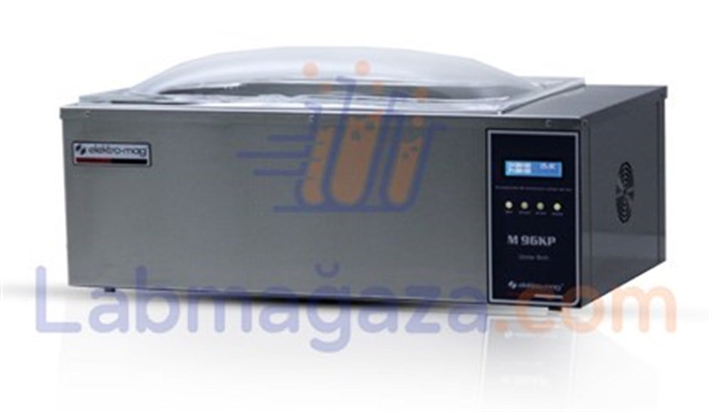 Elektromag 96 Tüp Kapasiteli, 21 Lt. Paslanmaz Çelik Bakteriyolojik Su Banyosu (Benmari) M 96 KP