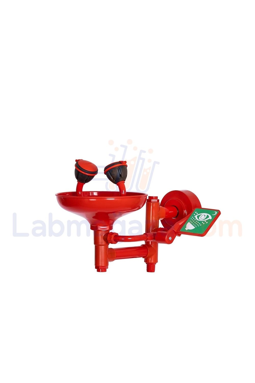 Duvara monte Çift Çıkışlı Acil Göz Duşu