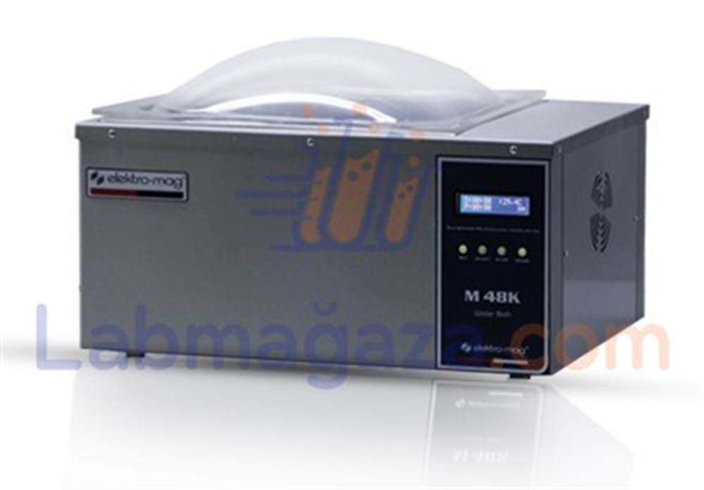 Elektromag 48 Tüp Kapasiteli, 13 Lt. Paslanmaz Çelik Bakteriyolojik Su Banyosu (Benmari) M 48 K