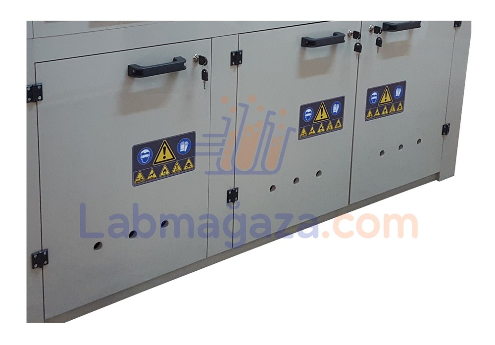 Netalab PoliUnderBox Tezgah Altı Polipropilen Asit ve Baz Dolabı / NTL-100PUBX