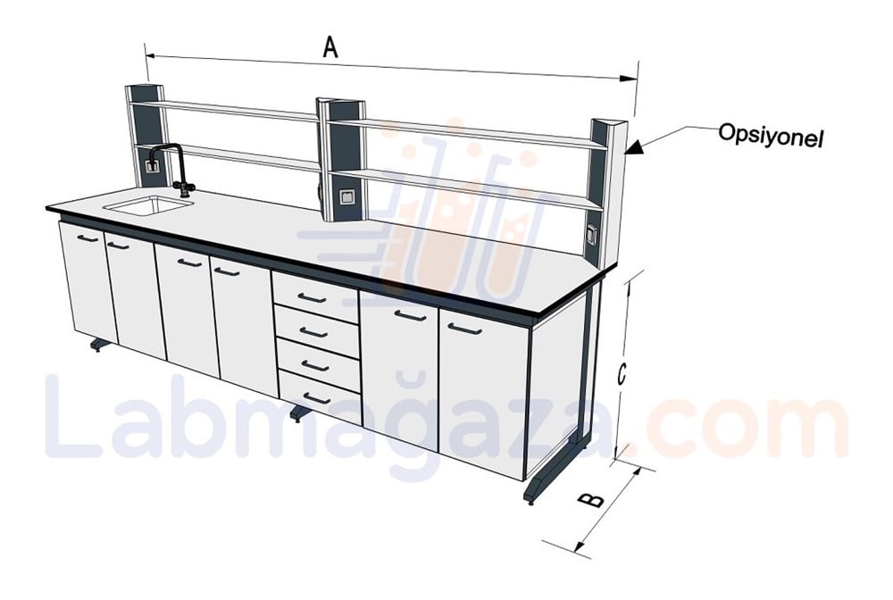 NetaTech C Frame Laboratuvar Yıkama İstasyonu (KCM-S)