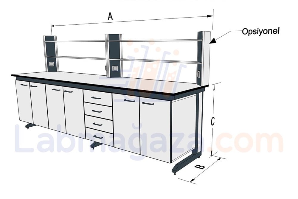 NetaTech C Frame Laboratuvar Kenar Tezgahı (KCM)
