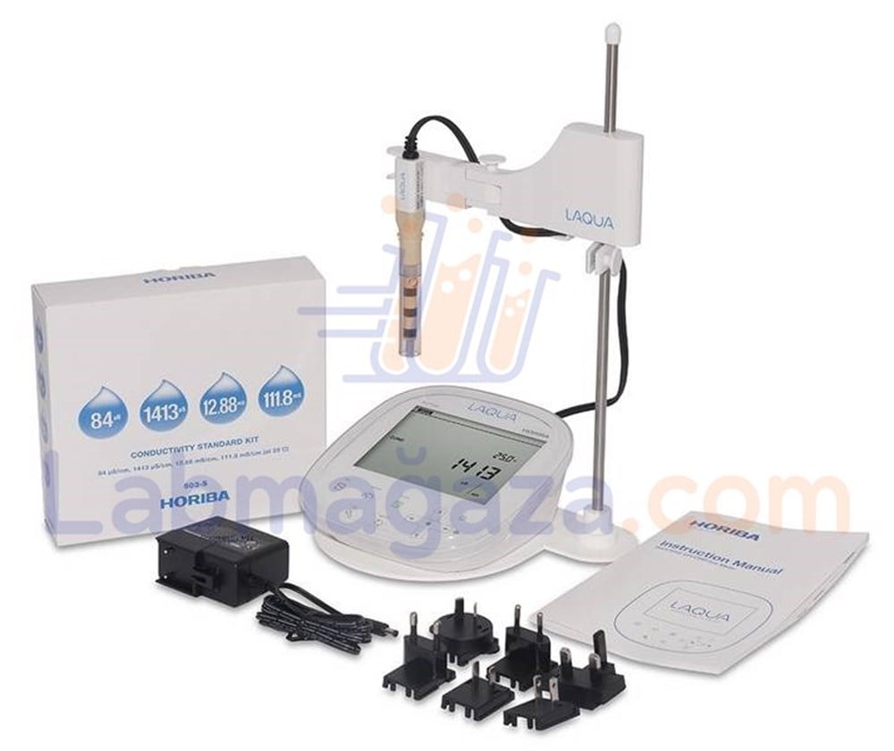 Horiba Laqua Masa tipi İletkenlik / TDS / RES / SAL Ölçüm Cihazı / LAQUA-EC1100-S